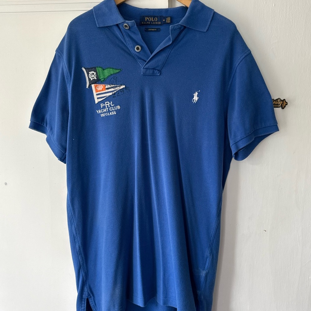 Ralph Lauren Nautical Blue Polo Shirt